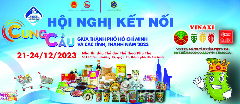 Mãng cầu xiêm Do Thiên Food (VN) tham gia chương trình kết nối cung cầu giữa TP.HCM và các tỉnh, thành năm 2023